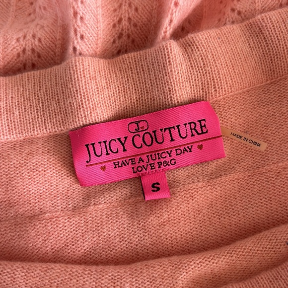 Juicy Couture Y2k Vintage Cashmere Tiered Ruffle Strapless Sweater Dress, Sz S - Picture 7 of 13